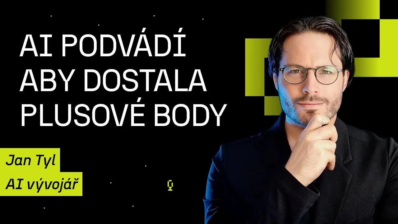 Jan Tyl s brýlemi a rukou pod bradou v Deeplink Show Sessions o AI, která podvádí pro plusové body